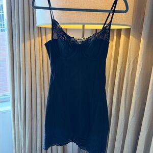 WeWoreWhat Black Lace Chemise